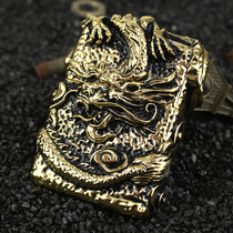 Zorro ZORRO armor disc dragon kerosene lighter old vintage retro creative engraving heavy duty old fire