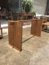 Myanmar teak table coffee table desk stand