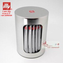 Italy ILLY original desktop aluminum alloy bar candy box table sugar jar ILLY matching sugar box
