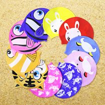 Swimming pool wholesale cute cartoon children swimming cap for boys and girls fashion waterproof ear protection silicone girls swimming cap