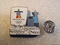 2010 Vancouver Winter Games Badge Canada Scenic Badge Luxury Yacht Badge