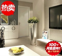 European FRP floor vase large modern fashion floor vase living room simulation flower set decorations