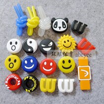 Multi-style cute cartoon tennis racket damper shock absorbers reduce shake