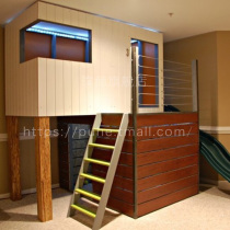 Childrens bed on and off the bed with slide boy bunk bed multi-functional creative personality 1 5 m house bed childrens set