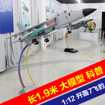 Tel Bo Air Show Custom Model Science Exhibition 1:12 Ji-7 Flying Leopard JH-7 Large Aircraft Model