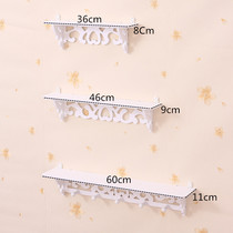 Punch-free wall shelf Wall Wall wall hanging simple partition European bedroom living room wall wall hanging wall flower stand