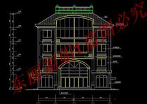 A 5-story private house building CAD drawings building dwg drawings