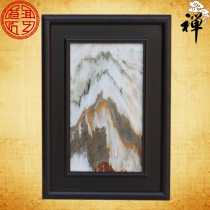 Natural marble painting landscape painting hanging screen home office decoration screen ornaments special offer