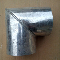 Thickened white iron stove chimney Household honeycomb heating furnace firewood furnace heating furnace exhaust pipe chimney