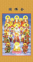Custom-made Buddhism portrait full Buddha map full God picture Taoist Buddhist fairy portrait hanging painting special price