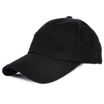 (hanshop) baseball hat version tide hole sun hat men and women couples Street cap hsm02 Black