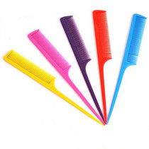 DIY makeup plate hair combs plastic hair comb sharp comb high and low tooth comb comb color pointed tail comb