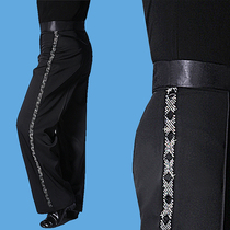 Hot and diamond-encrusted plastered Latin dance pants mens dance pants national standard dance competition show jit baladin pants for men