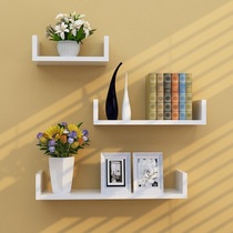 Nail wall shelf Hole board About wall board Living room solid wood multi-purpose bedroom New house decoration