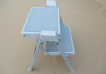 Fahrenheit portable kitchen elevation ladder Two-stage telescopic foldable hidden cabinet Wall cabinet take-up two-step ladder stool