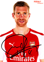 Mortsak Arsenals 2014-15 season pro-pen signature official photo
