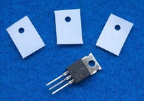 Thermal insulating soft silicon film (soft thermal gasket) suitable for TO-220 packaging