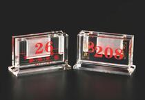 Hotel KTV restaurant supplies table number plate round number plate wine plate Table sign number plate