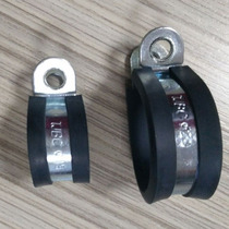 AD10-W15 (clamping diameter: 10mm) with rubber strip clamp pipe clamp hose clamp
