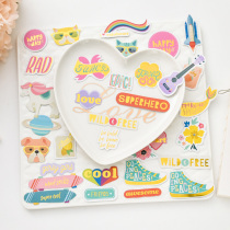 Judy Artisanal manual tent material bronzed gold pre-cut adhesive material 50 pieces of cute