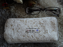 New products on the market European pastoral fabric hollow embroidery glasses case sun glasses sunglasses storage protective cover