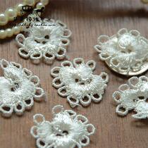 Taiwan DIY handmade accessories lace embroidery decoration flower shoes bag patch cloth paste 81 water soluble applique