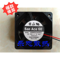 San Ace60 109R0624H402 24V 0 06A 6025 2-wire mute converter fan