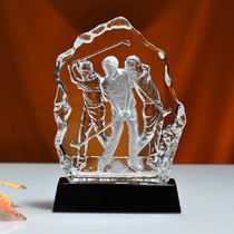 Golf Trophy Customized Personality Crystal Trophy Production Company Medal School Enterprise Event Trophy