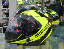 Lin Youfeng LS2 new FF328 double mirror anti-fog film motorcycle helmet locomotive full helmet running helmet Four Seasons helmet