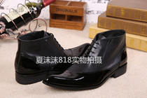 New trendy fashion Korean version Inron pointy inside Heightening Mens Version Shoes Everyday Hair Stylists Leisuber And Leather Shoes