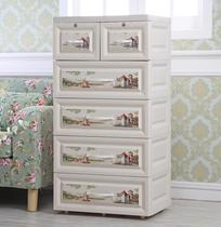 Kangjia European-style baby storage cabinet finishing cabinet baby wardrobe drawer style locker thick plastic chest chest