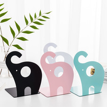 Cartoon Book Standout Creativity Desktop Cute Animal Styling Metal Thickened Book Libooks Clips Books Leaning on Contained Books Bookshelves