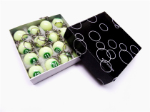 Billiards key chain size luminous keychain 16 color ball buckle Creative gift jewelry pendant Billiards supplies accessories