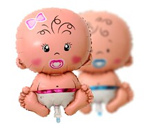 Small baby Baby aluminum foil aluminium film Balloon Big Head Dolls Baby Birthday ARRANGED BOY GIRL FOR HUNDREDS OF YEARS