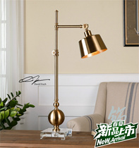 European brand original single metal lamp new direct sales study living room brand retro wedding room warm lamp