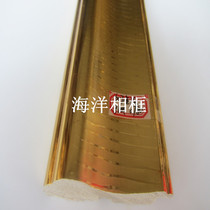 PS sparkling photo frame cross embroidered framed line J: 607 gold flowers