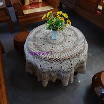  Custom foreign affairs gifts Traditional handmade hook needle crochet hollow retro cotton tablecloth shooting props multi-purpose cover towel