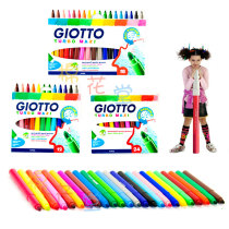 Italian color pen giotto children thick pole watercolor pen 12 18 24 color safe non-toxic washable