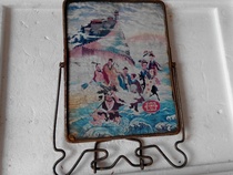 Old glass mirror eight Fairy across the sea the Old object physical specimen fittings