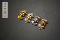 (Showerhead)Jiangnan Taohua Family Hanfu accessories mother and child buckle metal buckle four colors optional