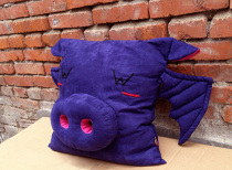 Steam elf creative personality gift pig pillow retro purple