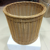 Hotel cloth straw basket imitation rattan towel basket fruit basket basket storage basket garbage basket