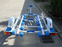 Double Motorboat Trailer Road Subboat Trailer Yacht Trailer FRPYS330DR Yantai Yinsheng