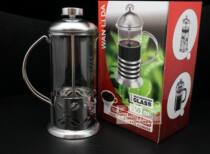 Shop owner recommends lead-free beaker glass law press pot WANLIDA stainless steel coffee pot teapot price reduction promotion