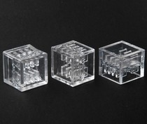 Metallographic mold Single-use transparent crystal mold Arc double-sided use of five-grid four-grid mold