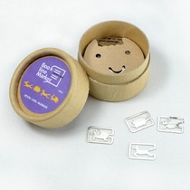 Mini barrel metal Bookmark Book Line Marker cute creative personality cartoon day Korean stationery