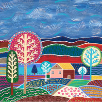 M387 (USA) Angela Shaji cartoon style decoration painting oil painting material HD picture gallery