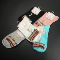 Foreign trade new womens high quality boneless seams Zhongbang retro style comfortable cotton socks casual socks W042