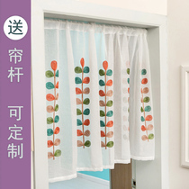 Curtain partition small curtain short curtain bathroom half curtain curtain feng shui home bedroom Korean Princess decorative lace