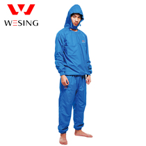 Nine days mountain control body suit Sports fitness sweat suit Mens summer weight loss running sweat suit Womens sauna weight loss suit